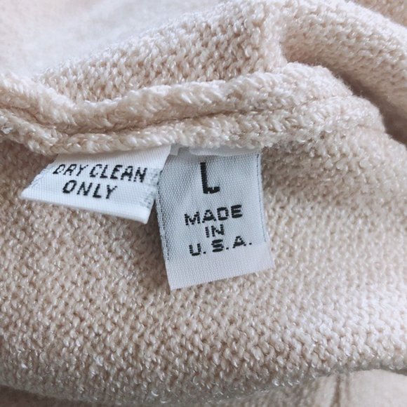 St. John Basics Knit Top Sleeveless Square Neck Sweater Cream white Size L - Picture 8 of 10